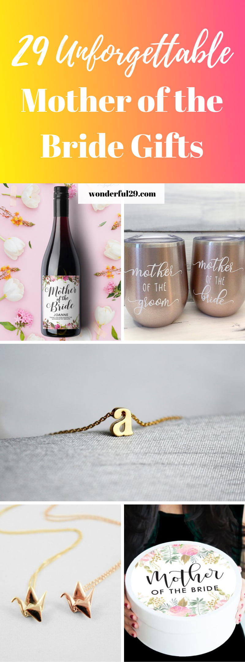 Mother of the Bride Gift Ideas